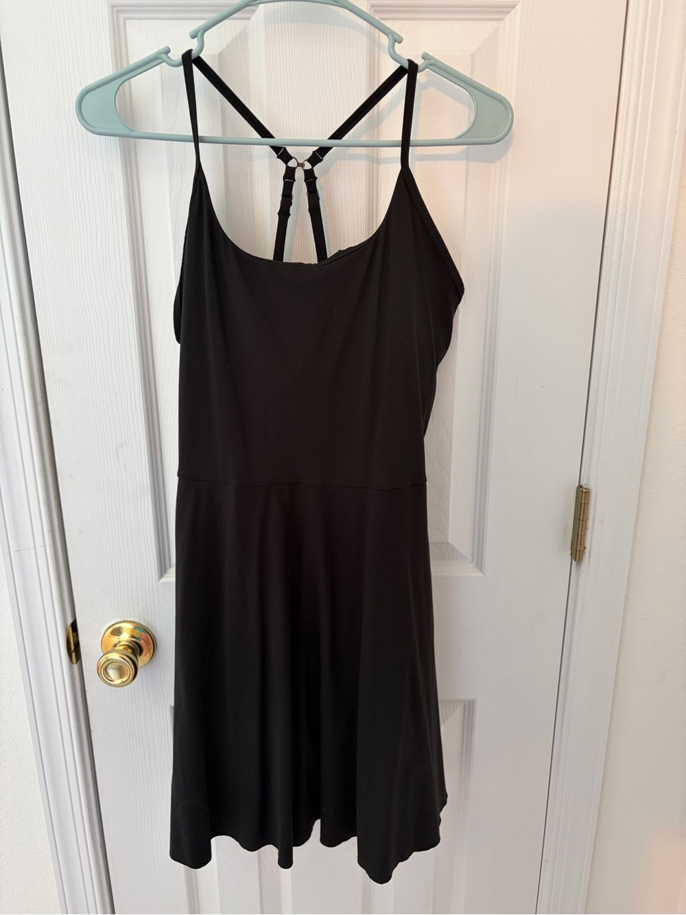 HALARA Black Strappy Active Dress